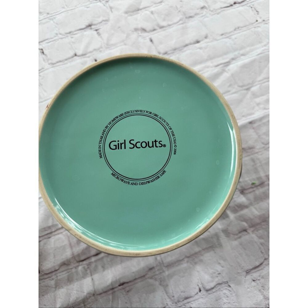 Y2K I Love Girl Scout Cookies Ceramic Jar With Lid Blue 3D Cookie Favorites 2006 - Picture 13 of 14